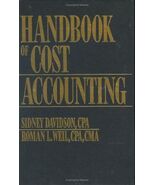 Handbook of Cost Accounting Sidney Davidson and Roman Weil - $485.03 MXN
