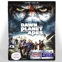 Dawn of the Planet of the Apes (Blu-ray, 2014, Digital Copy) Like New w/ Slip ! - £7.44 GBP