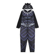 Black Panther Hooded Union Suit Black - £37.41 GBP+