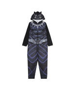 Black Panther Hooded Union Suit Black - £36.73 GBP+