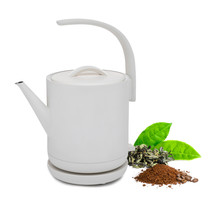 Electric Lightweight Pour Over Kettle For Coffee And Tea Matte White - £31.44 GBP