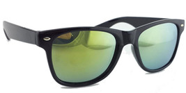 Green Gold Mirror Style Sunglasses, beach, sport - £7.86 GBP