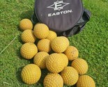 Practice Jugs Pitching Machine Softballs 12” With Easton Sports Bag Lot ... - $79.15