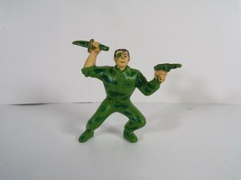 Camouflage Suit Army Soldier Man With Eyepatch and Gun 3&quot; Figure - £5.42 GBP