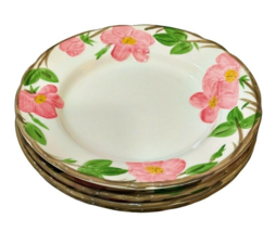 4 Franciscan Desert Rose Dinner Plates Vintage Made in England 10 5/8 In... - $28.74