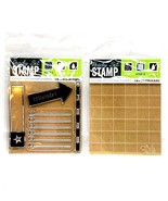 Planner Stamps Bullets Journal Arrow Tags plus Acrylic Block 3x3 Ready Set - $11.65