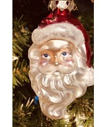 Robert Stanley Christmas Ornament Glass Santa Claus New w/Tags - £9.32 GBP