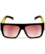 Gafas de Sol Superficie Plana Plástico Hip Hop Vintage Clásico Jugador &quot;... - $16.44
