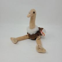 Ty Beanie Buddies- Stretch the Ostrich 1998  with Tag 11&quot; - £6.18 GBP