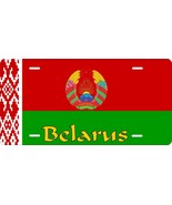 Belarus Flag 2  License Plate Personalized Car Auto Bike Motorcycle Custom - £8.75 GBP - £14.51 GBP