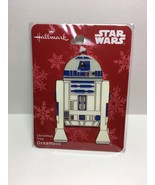 Hallmark STAR WARS R2D2 Flat Metal 2D Christmas Ornament NEW - $228.85 MXN