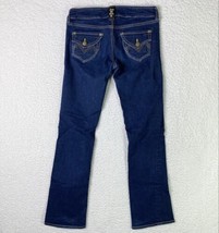 Motor City Jeans By Joe Faris Womens 8 Straight Flap Pocket Denim Pants 30x31 - £19.48 GBP
