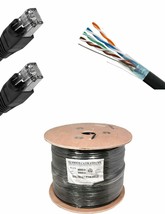 125'Ft Cat5'E Shielded Outdoor Ethernet Cable Uv Direct Bury Rj45 Copper Network - £65.56 GBP