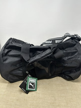 PUMA BLACK SPORTS UNISEX JOLT DUFFEL GYM BAG ZIP POCKET ADJUSTABLE STRAP - $29.69