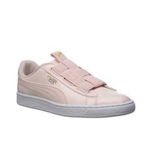 Puma Women Slip On Sneakers Basket Maze Size US 6 Pearl Pink White 366195-02 - £21.36 GBP