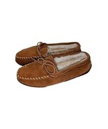 Women&#39;s Minnetonka Suede Moccasins Size 8 M Faux Fur Lined EXCELLENT CON... - $359.23 MXN