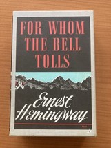 Facsimile 1st Edition Ernest Hemingway&#39;s For Whom The Bell Tolls Hardcover  - £18.47 GBP