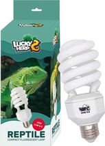 Lucky Herp Uva Uvb Reptile Light 5.0, Tropical Uvb 100 Compact Fluorescent Lamp - £20.85 GBP