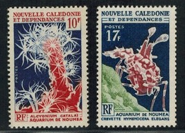 NEW CALEDONIA Sc# 339-340 (2) MNH Nouméa Aquarium  (1964-1965) Postage - £2.97 GBP