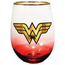 Wonder Woman Stemless Glass Clear - $28.98