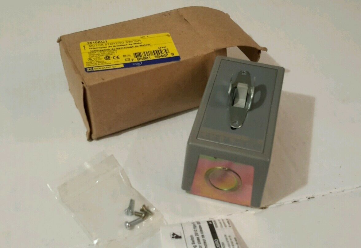 SQUARE D 2510KG1 MOTOR STARTING SWITCH NEW OLD STOCK $19 - $21.83