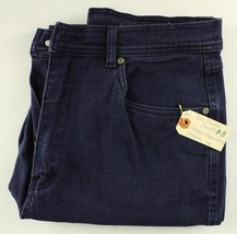 Euc Bill Blass Designer Jeans 16W Dark Blue Wash Denim Cotton Spandex - £24.93 GBP