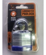 Work Point Stainless Steel Laminated PadLock 1/2 Inch Shackle and 2 Keys - $13.97 CAD