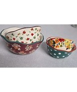 Pioneer Woman ~ Set of Four (4) Measuring Cups ~ Harvest Pattern ~ Stone... - $41.01 CAD