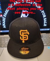MLB-San Francisco Giants 59FIFTY Fitted New Era Black/Orange Hat  New Si... - $366.77 MXN