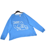 Disney Stitch Night Shirt Women&#39;s Size 2XL Blue - $23.54 CAD