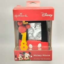 2018 Hallmark Disney Christmas Tree Ornament Mickey Mouse Photo Frame New - £12.09 GBP