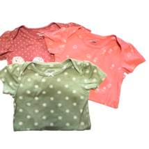 Baby Girl 24 Month One piece Short Sleeve shirts Lot of 3 Carters - £8.69 GBP