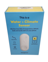 Kangaroo Home Security Water + Climate Sensor Sends Alert iOS/Android Co... - $15.84