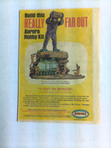 1967 Color Ad Aurora Hobby Kit Lost in Space Robinsons vs. Cyclops - $8.99