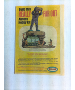 1967 Color Ad Aurora Hobby Kit Lost in Space Robinsons vs. Cyclops - $8.99