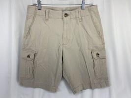 Old Navy Cargo Khaki Men&#39;s Beige Shorts Size 32&quot; W - £9.67 GBP