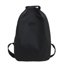 Leisure Travel Backpack Women Waterproof Nylon Backpack Simple Solid Color Femal - £26.97 GBP