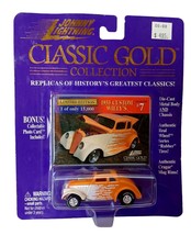 Johnny Lighting Classic Gold 1933 Custom Willy&#39;s Orange and White New - £2.76 GBP