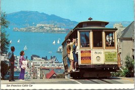 One(1) San Francisco California Cable Cable Car - Hyde Street - Vintage Postcard - £7.36 GBP