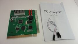 PC Computer BIOS Motherboard Tester Analyzer POST Code PCI ISA Diagnosti... - $17.73