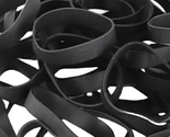 Thick Rubber Bands Heavy Duty - 50 Pcs #84 Black Wide Strong Elastic Ind... - £16.89 GBP
