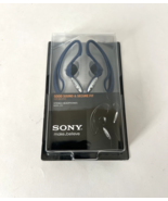 Sony MDR-J10 Stable Ear Clip Stereo Headphones Blue Open Box - $29.69