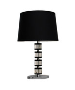 24 in. H Oval Crysal Black-Clear Table Lamp - $262.85