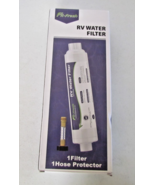 RV Water Filter with Flexible Hose Protector Reduces Odors Sediments - €17,07 EUR