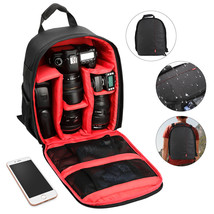 Camera Backpack Shoulder Bag Case for Canon Nikon Sony DSLR Digital Waterproof - £32.16 GBP