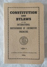 Constitution &amp; Bylaws International Brotherhood Of Locomotive Engineers 1976  - £9.42 GBP