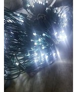 Cool white 120 LED indoor/outdoor Christmas Lights Rare Vintage looking - $468.81 MXN