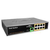 -Tech 9 Port Poe+ Switch (8 Poe+ Ports | 1 Uplink Port)  120W  802.3Af/At - $85.49