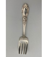 Towle Sterling Silver KING RICHARD Baby Fork monogram &#39;Billy&#39; - €43,11 EUR