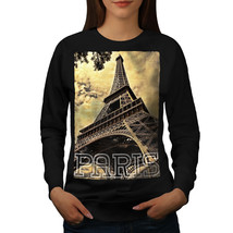 Wellcoda Landmark Tower Paris Womens Sweatshirt, French Casual Pullover Jumper - £22.74 GBP+